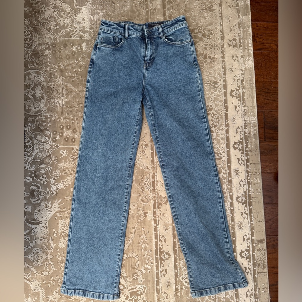 Noisy may Light Blue Straight Leg Jeans